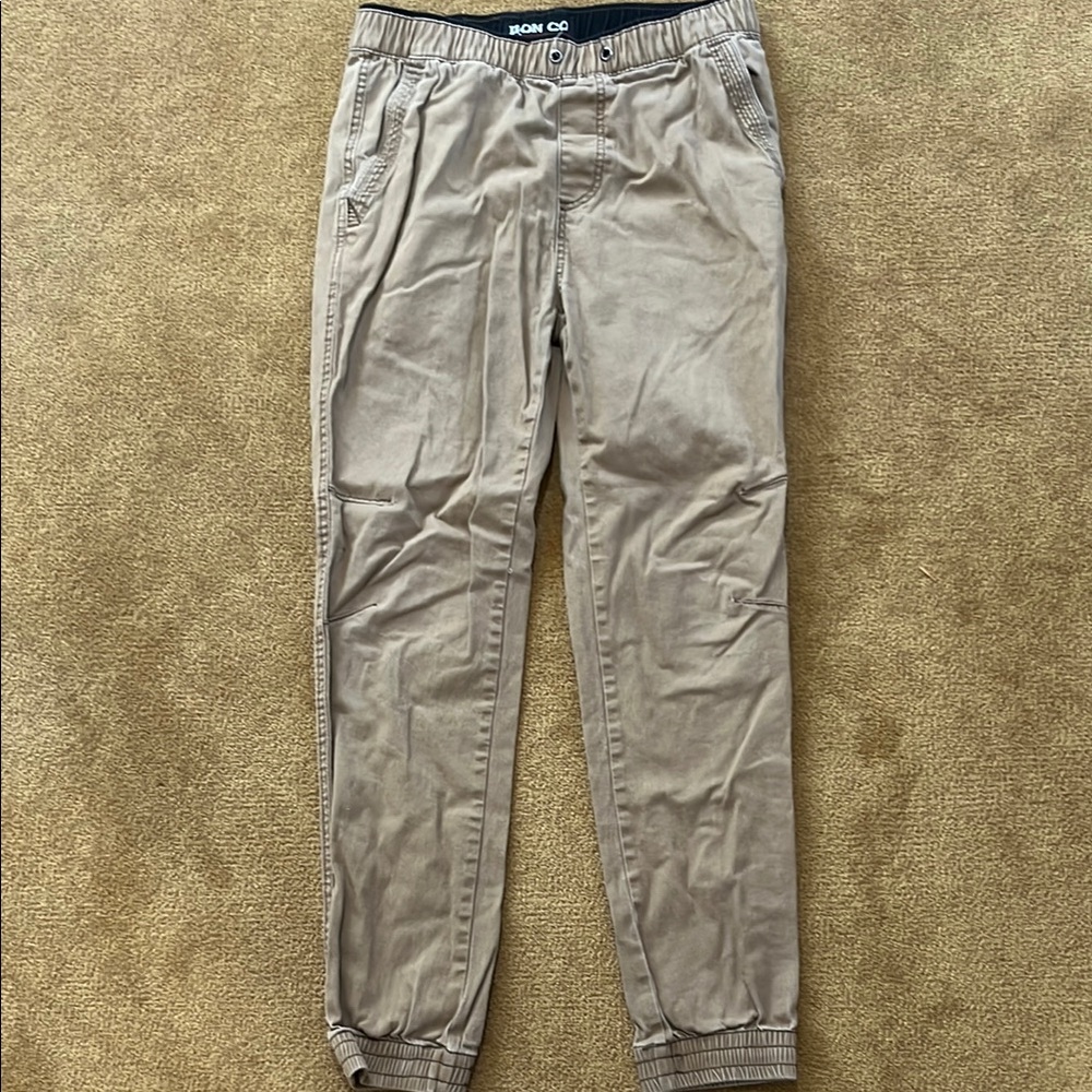Men's Beige Jogger Pants